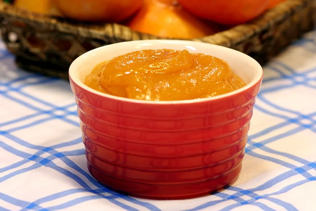 Geleia de caqui caseira e rápida