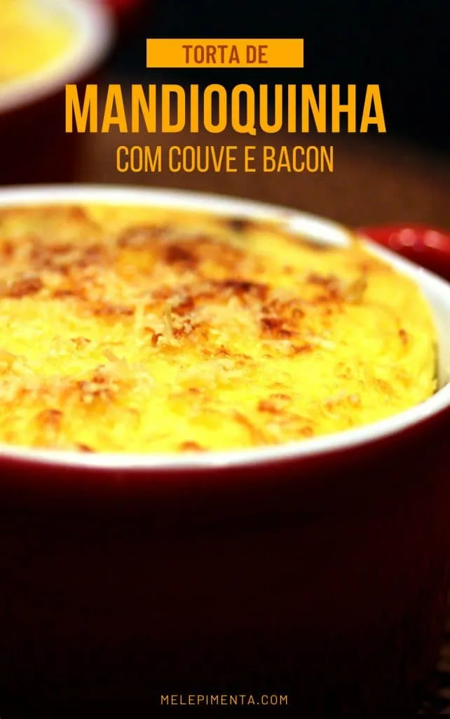 Torta de mandioquinha com couve
