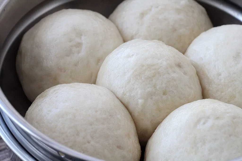 Pão Chinês cozido no vapor