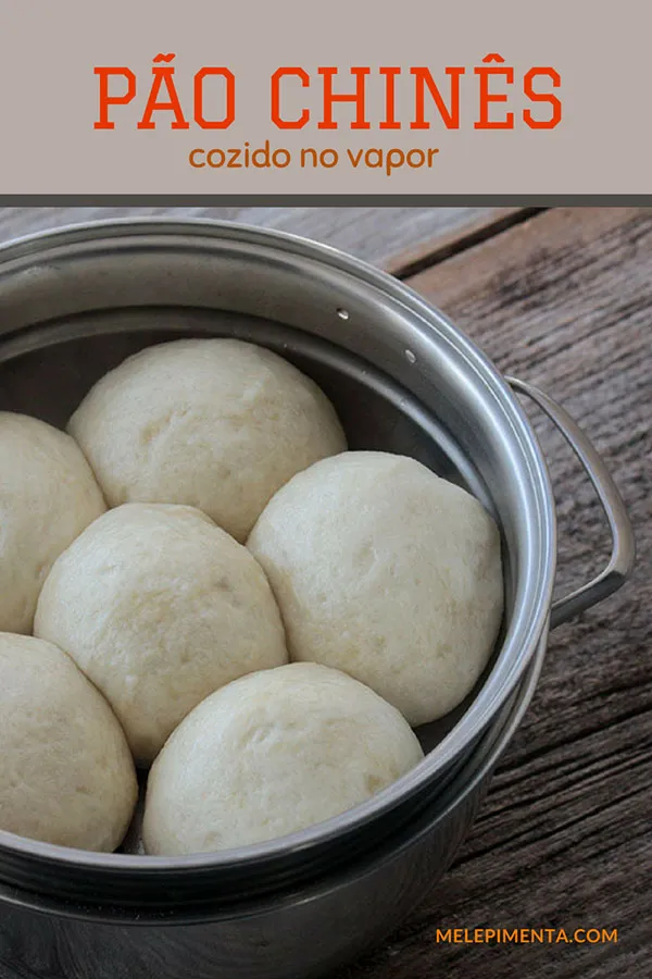 Pão chinês cozido no vapor - Uma opção deliciosa para você preparar na sua casa. Ele é ótimo para o café da manhã, mas servir com molhos e pode ser recheado com carne de porco. Faça em casa a receita desse bun bread eapaixone.