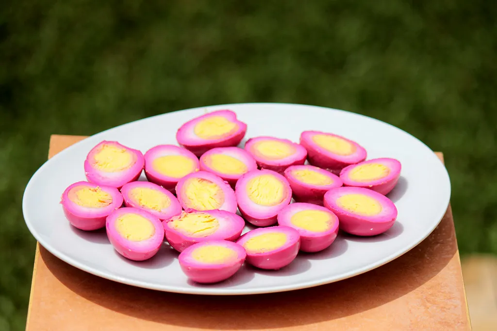 Ovos coloridos - Naturalmente rosados
