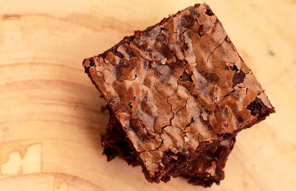 Brownie de chocolate e castanhas