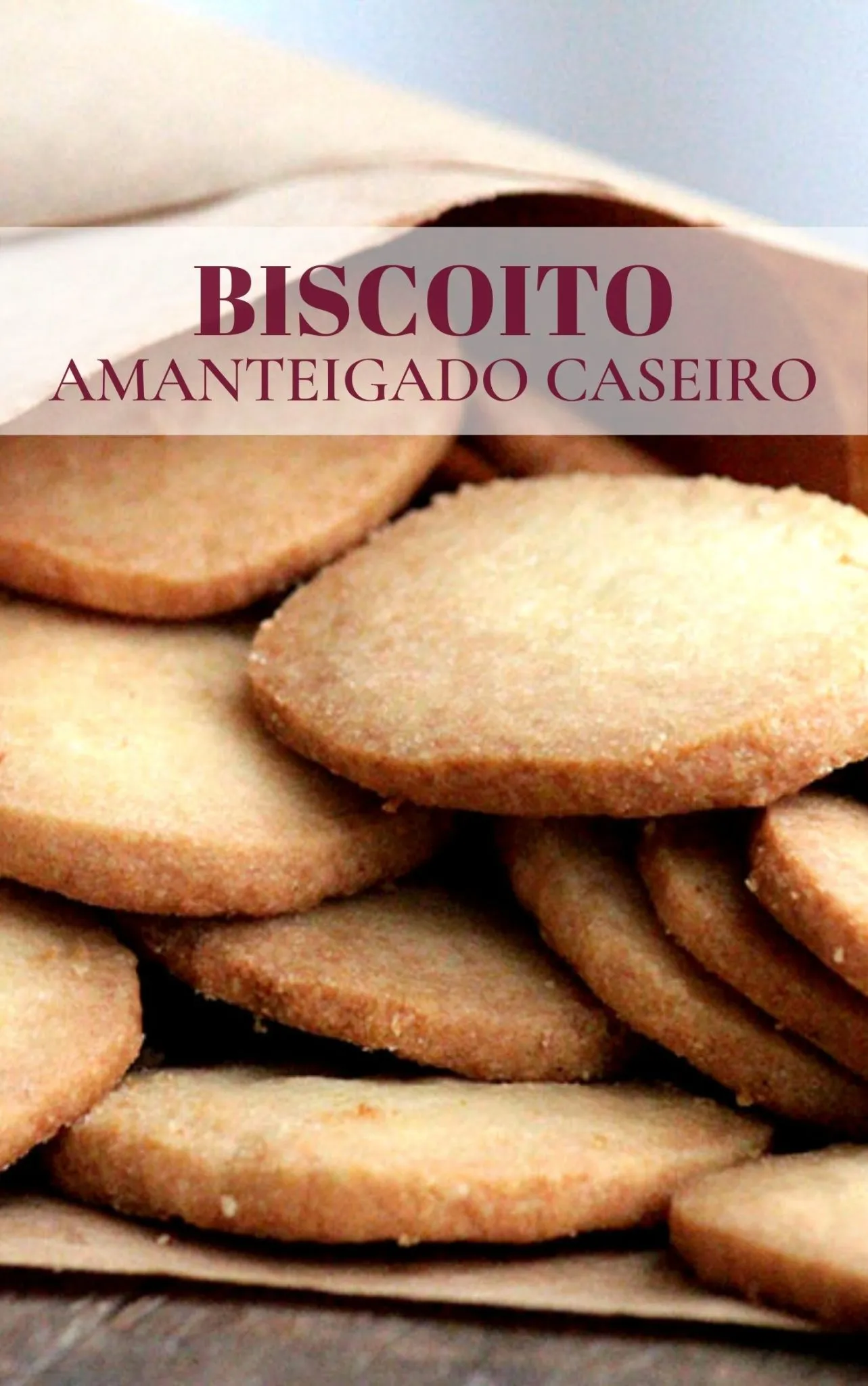 Biscoito Amanteigado Caseiro E Fácil Mel E Pimenta