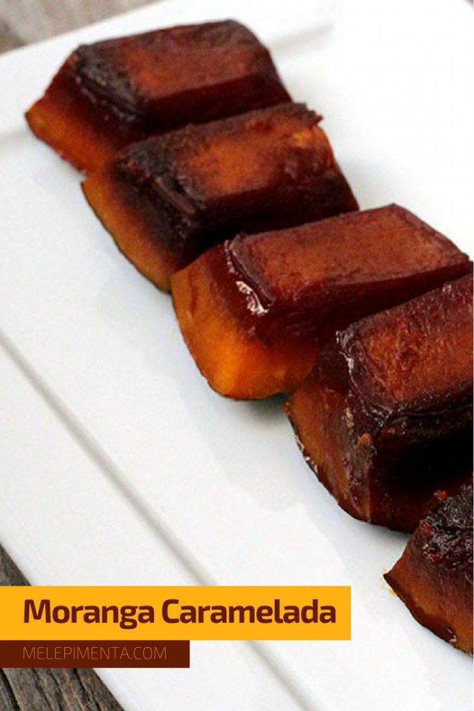 Moranga caramelada - Uma receita deliciosa desse acompanhamento ou sobremesa de abóbora que é tradicional da culinária gaúcha. Prepare a moranga caramelizada e sirva acompanhada de uma boa carne assada.