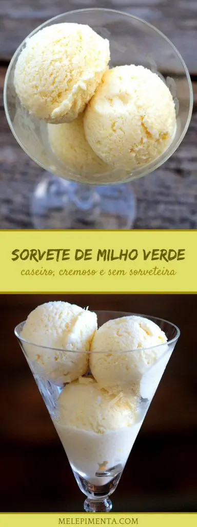 Sorvete caseiro de milho verde 2