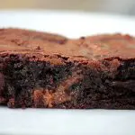 Brownie de chocolate com doce de leite