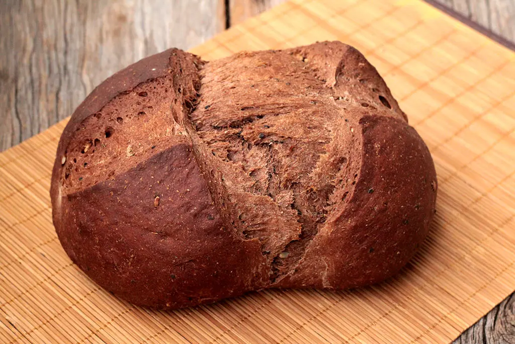 Receita de pão preto