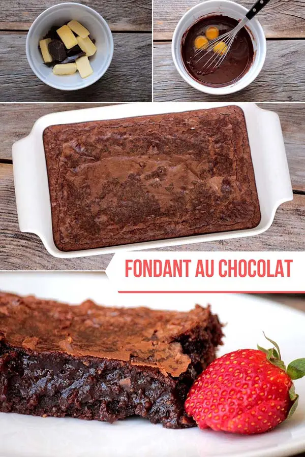 Fondant au chocolat Fondant au chocolat - Uma deliciosa sobremesa feita com chocolate, ela fica ainda mais úmida que brownie, é deliciosa e perfeita para ser servida com sorvete. 