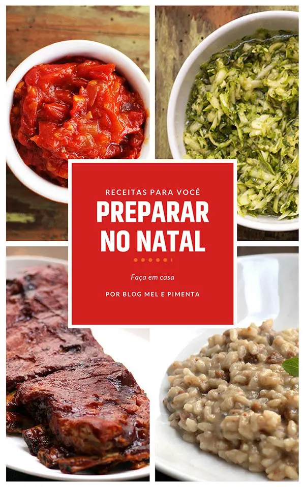 receitas salgadas para a Ceia de Natal