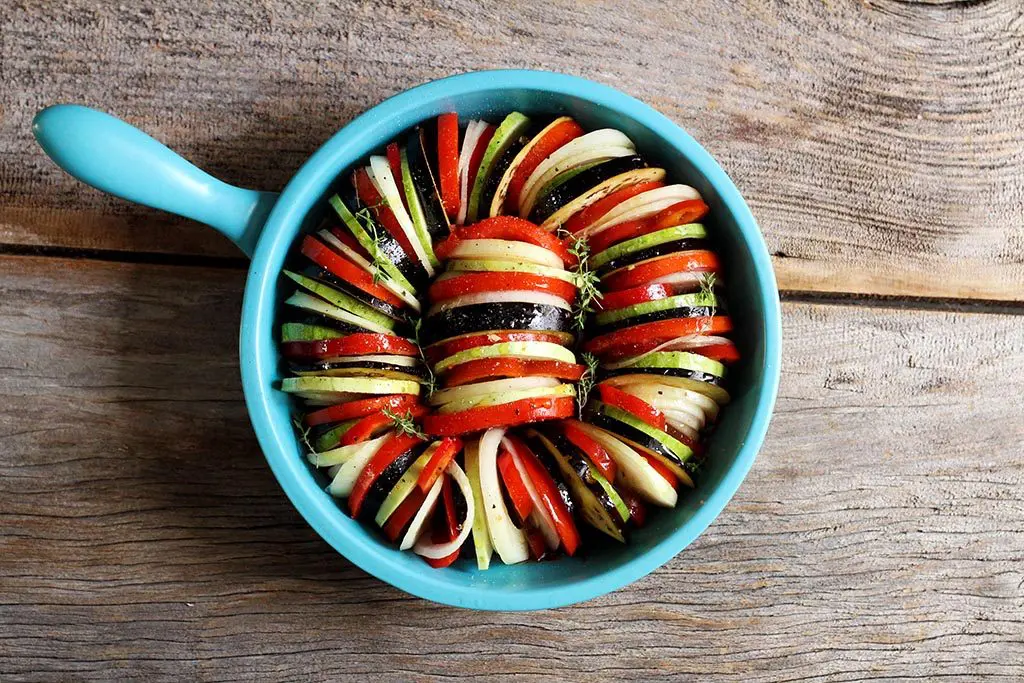 Receita do famoso Ratatouille feito no forno