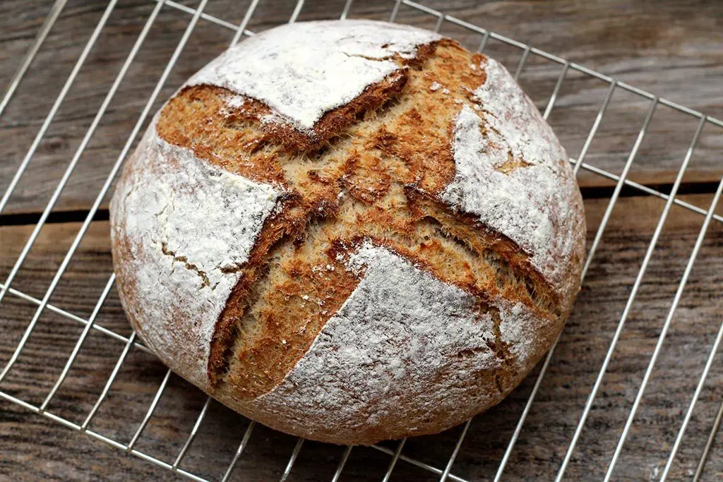Receita de pão integral de cerveja e mel