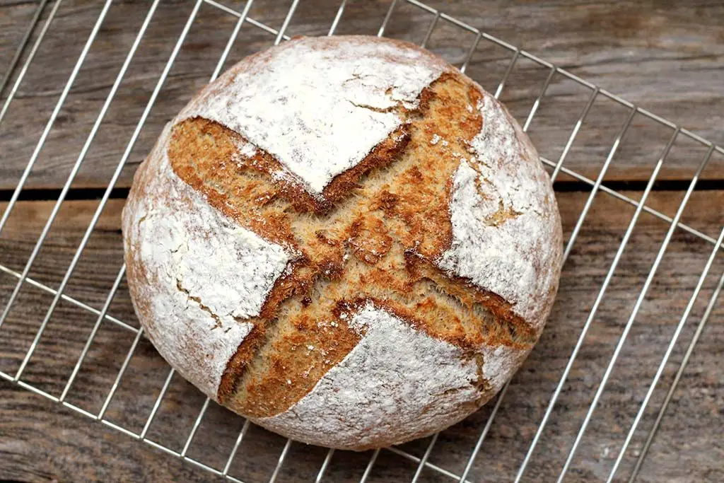 Receita de pão integral de cerveja e mel