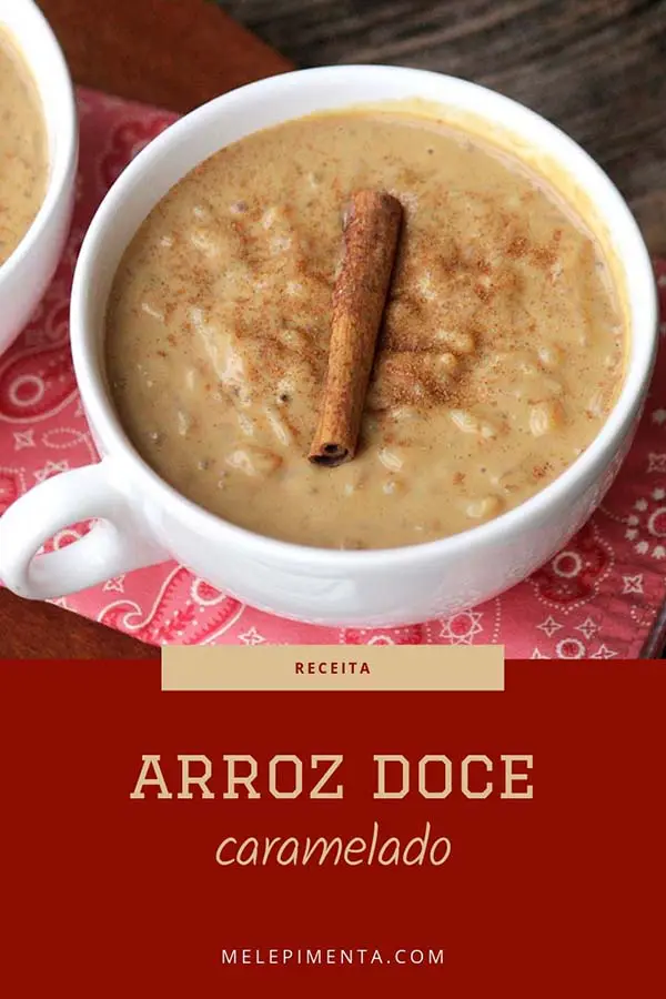 Arroz doce caramelado