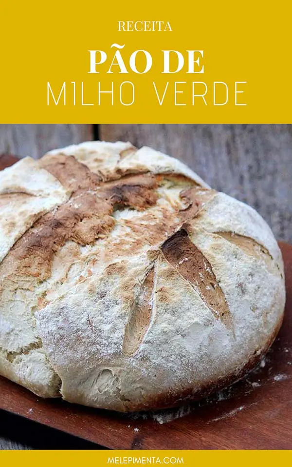 Receita de um delicioso pão feito com milho verde