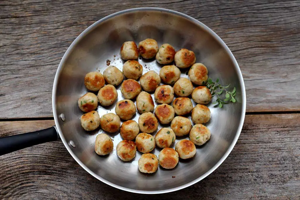 Bolinhas de frango