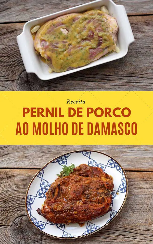 Pernil suino molho damasco 3