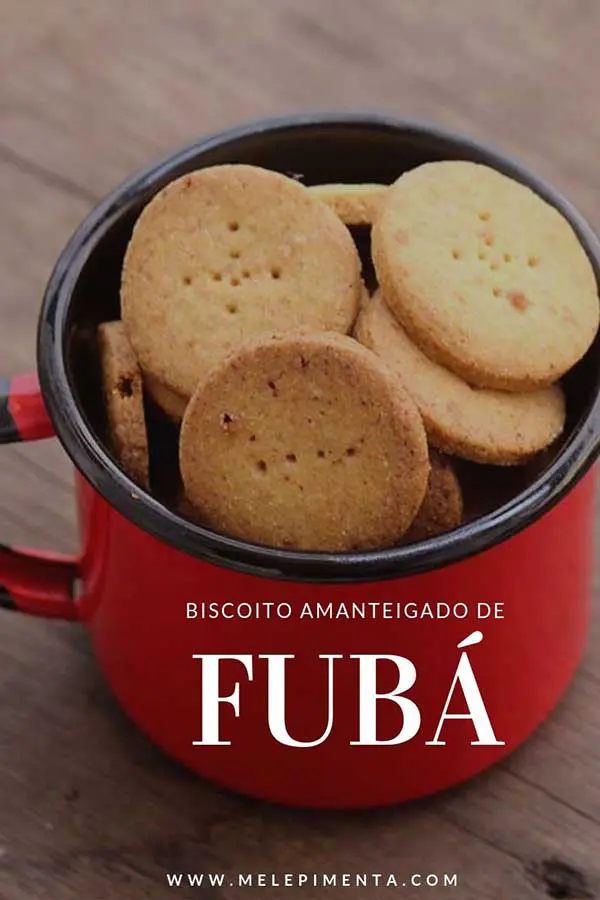 cookies de farinha de milho