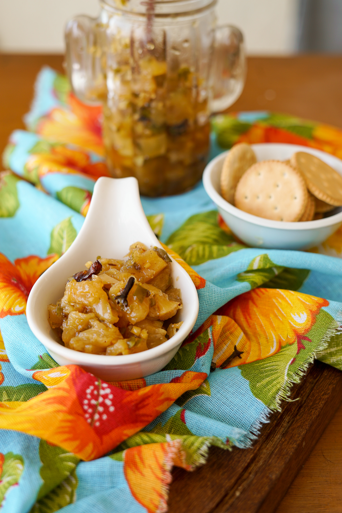 Chutney de Abacaxi conserva agridoce Mel e Pimenta