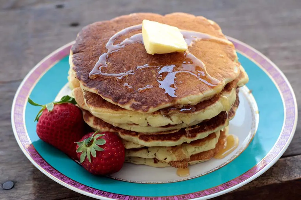 Panquecas americanas fofinhas e deliciosas