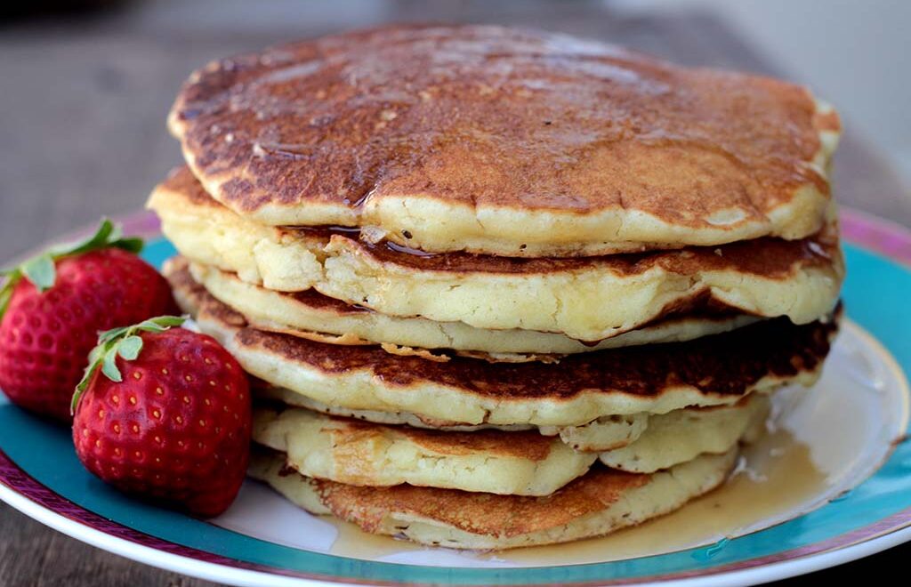 Panquecas americanas fofinhas e deliciosas