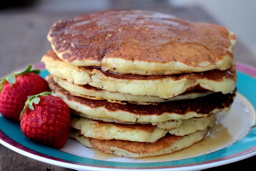 Panquecas americanas fofinhas e deliciosas