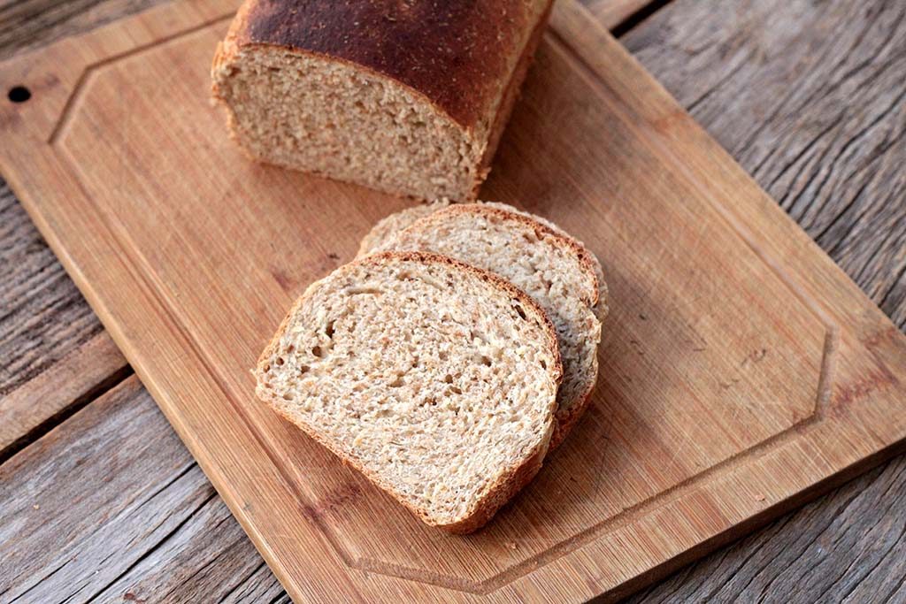 Pão de aveia e farinha integral