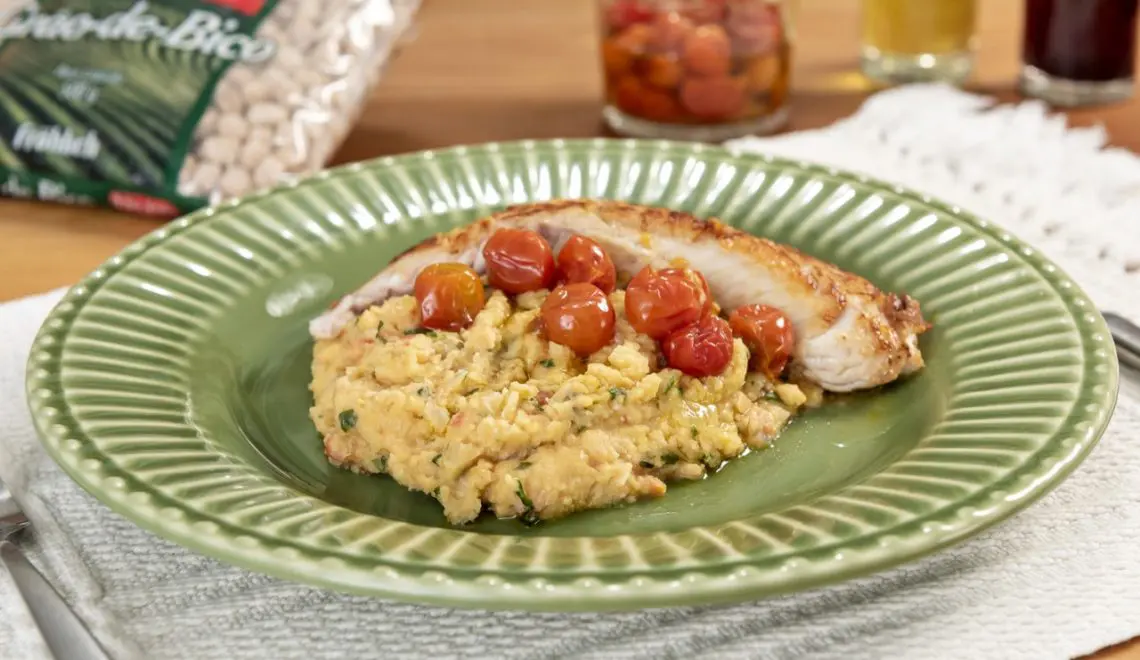 Purê de grão-de-bico – Receita em vídeo