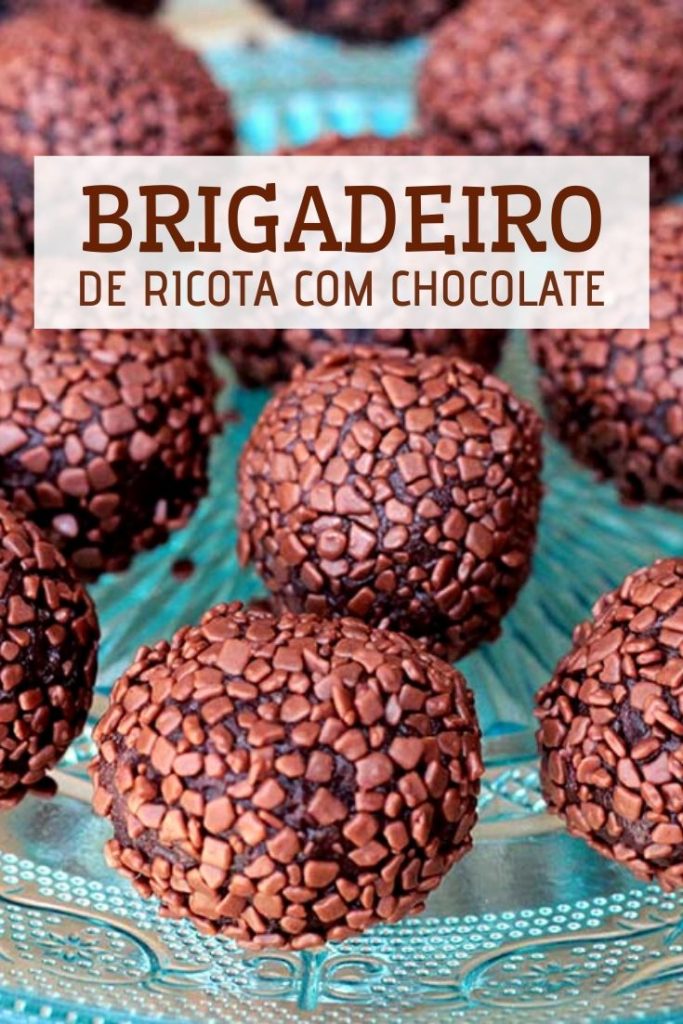 Brigadeiro ricota chocolate 1