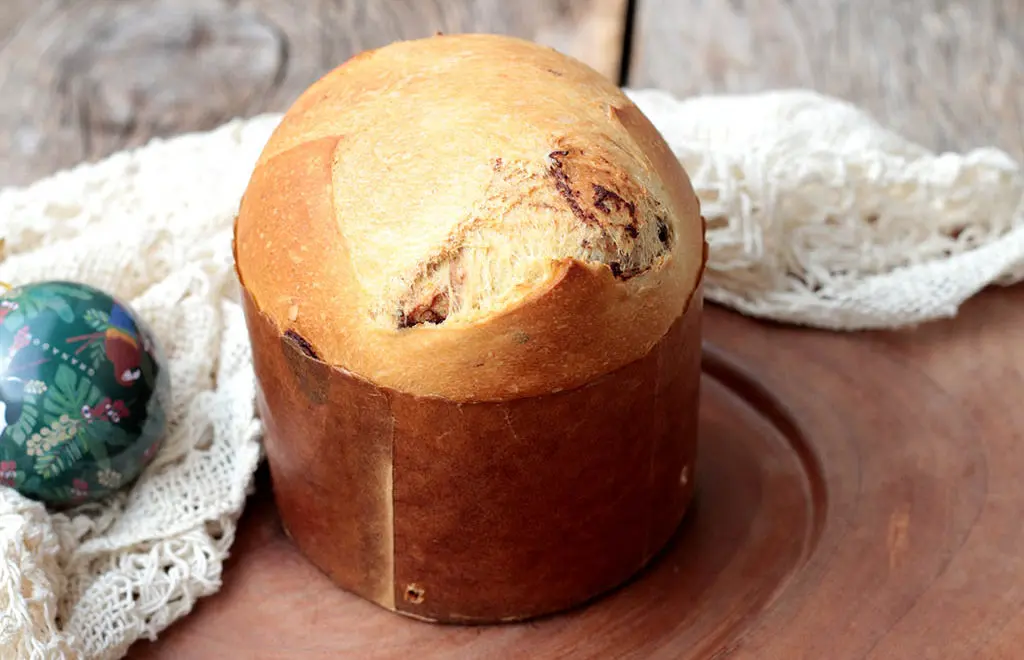 Panetone de chocolate caseiro – Sem lactose