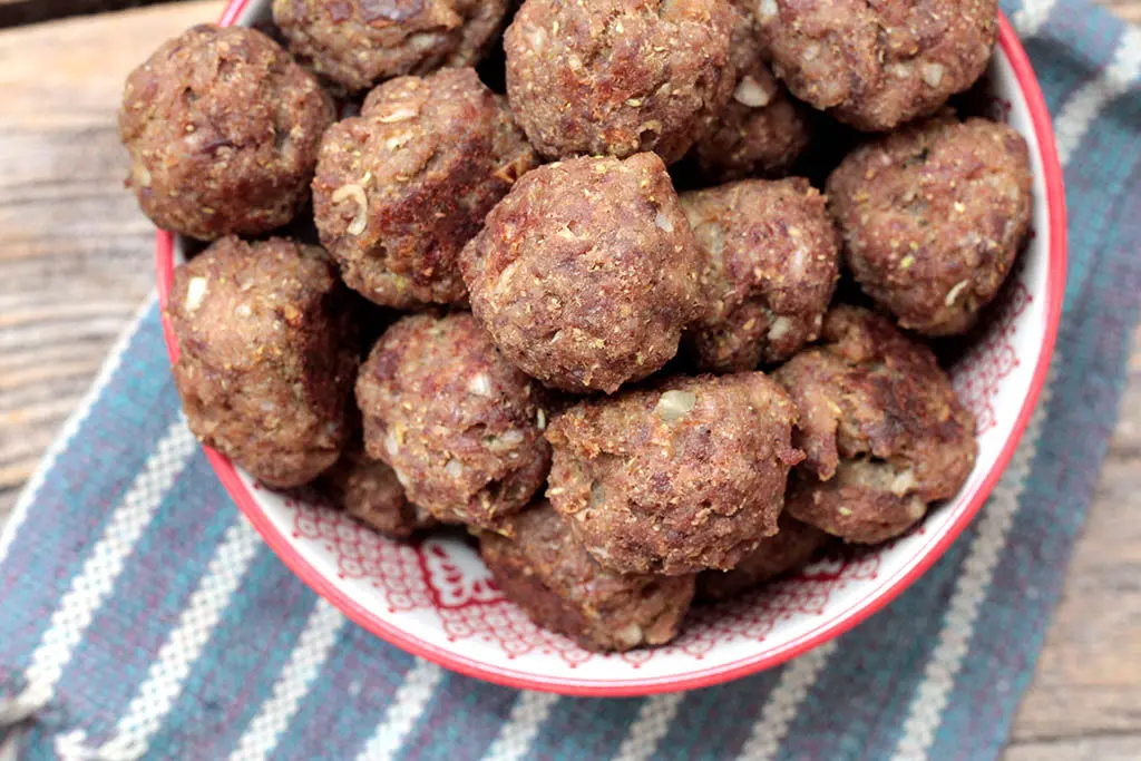 Bolinhos de carne com couve-flor - Fácil e delicioso