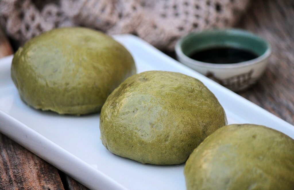 Pãezinhos de espinafre no vapor – Recheados
