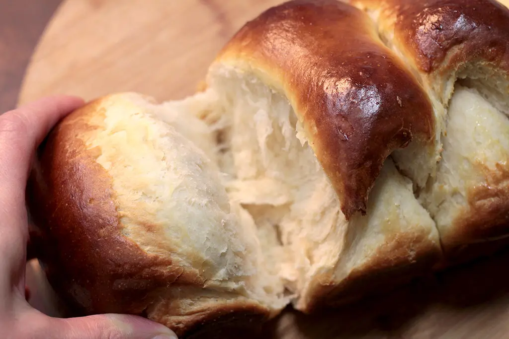 Pão de leite fofinho - Pão japonês de Hokkaido