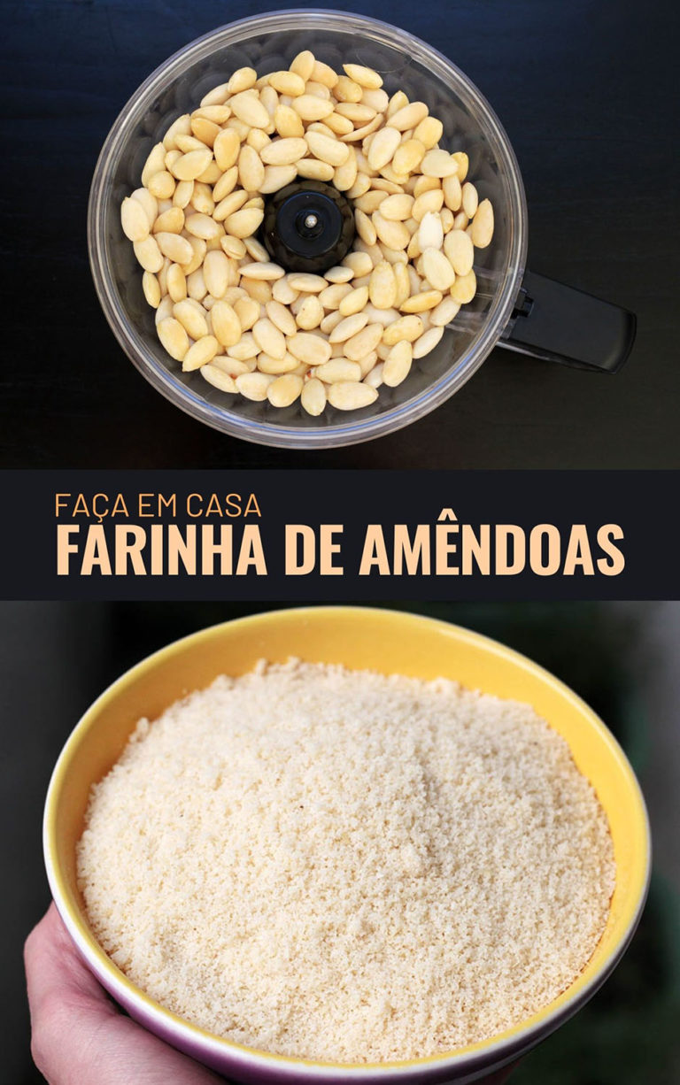 Como fazer farinha de amêndoas caseira - Mel e Pimenta