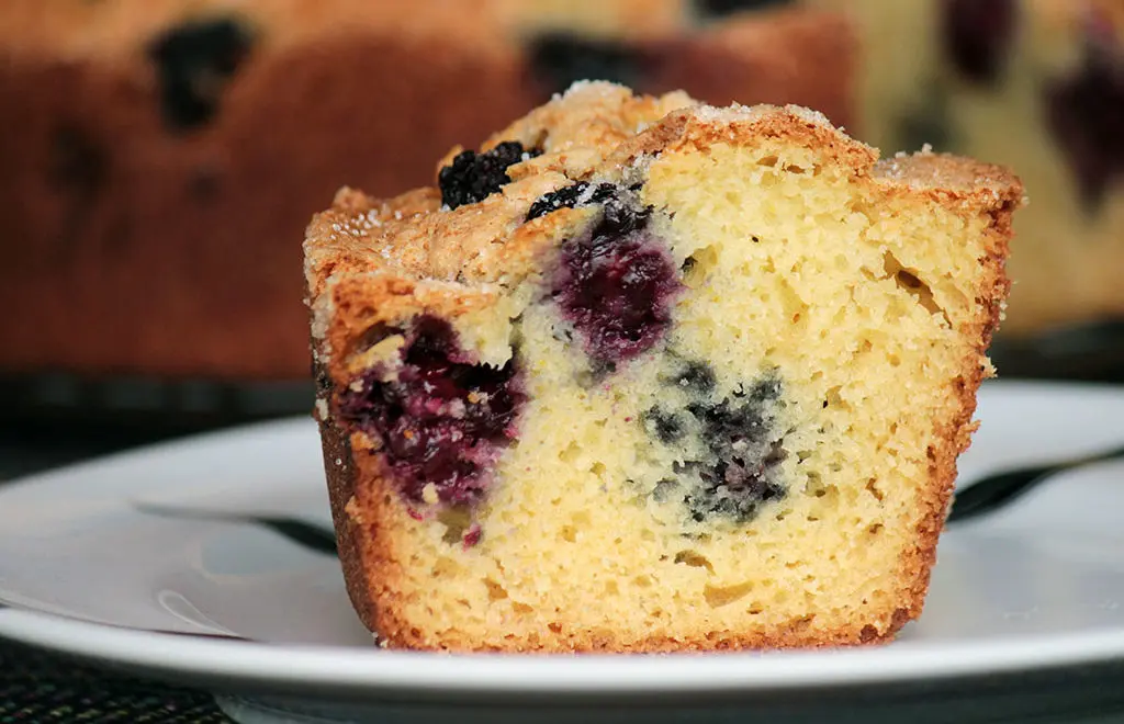 Bolo amanteigado de amora | Fácil e delicioso