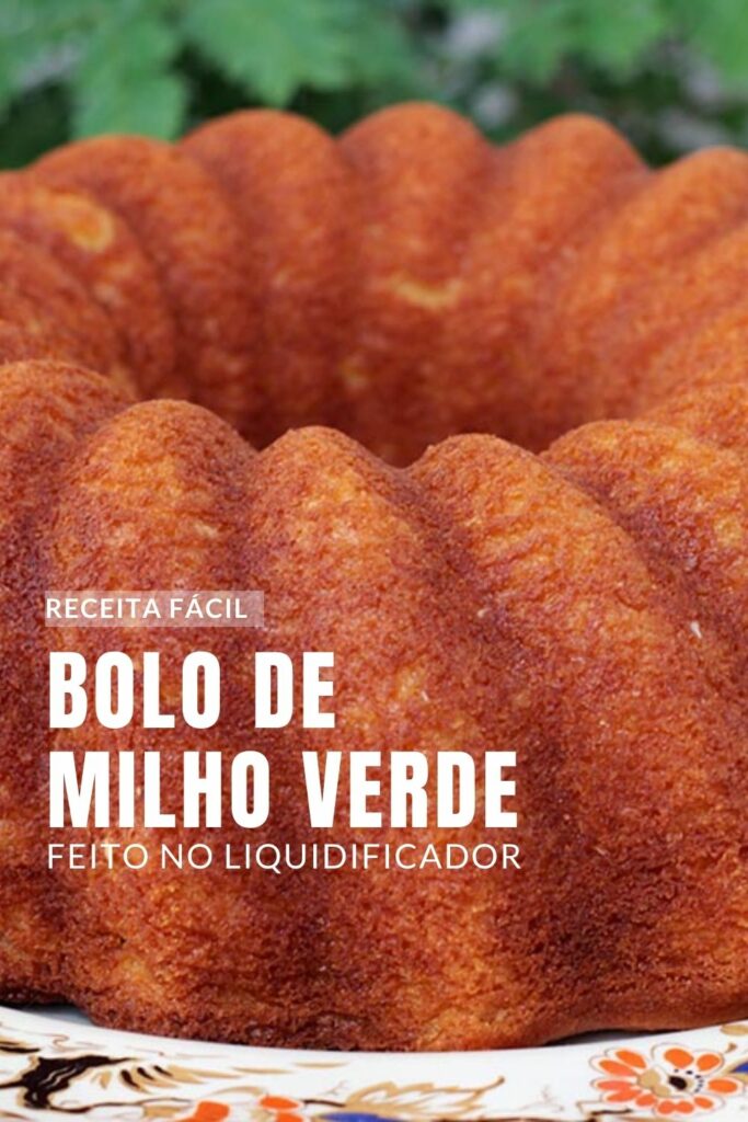 Receita de Bolo de milho sem leite com óleo de girassol, enviada