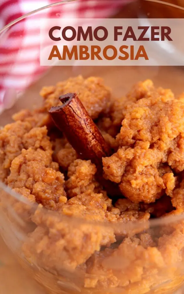 Como fazer ambrosia 1