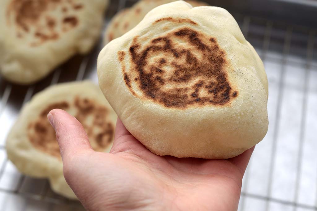 Pão Sírio | Pão pita ou pão árabe caseiro