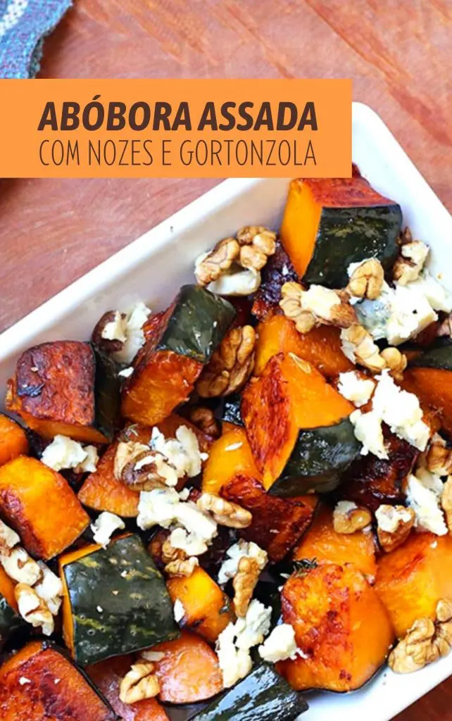 Abobora assada nozes gorgonzola 1