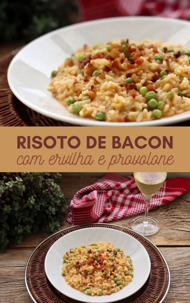 Risoto bacon evilha provolone 2