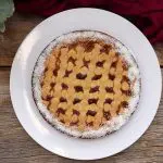 Torta de pasta frola com doce de leite