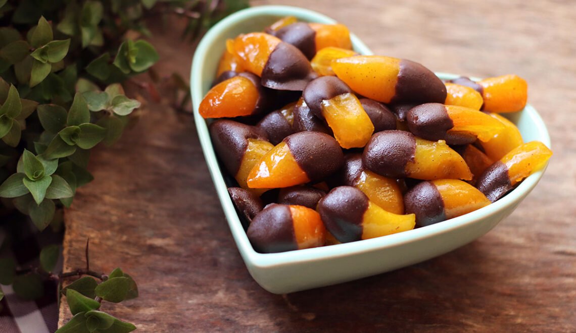 Laranjinha kinkan com chocolate