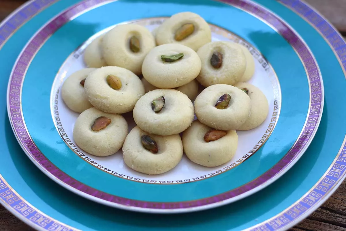 Receita de biscoitos egípcios, como fazer Ghorayeba 