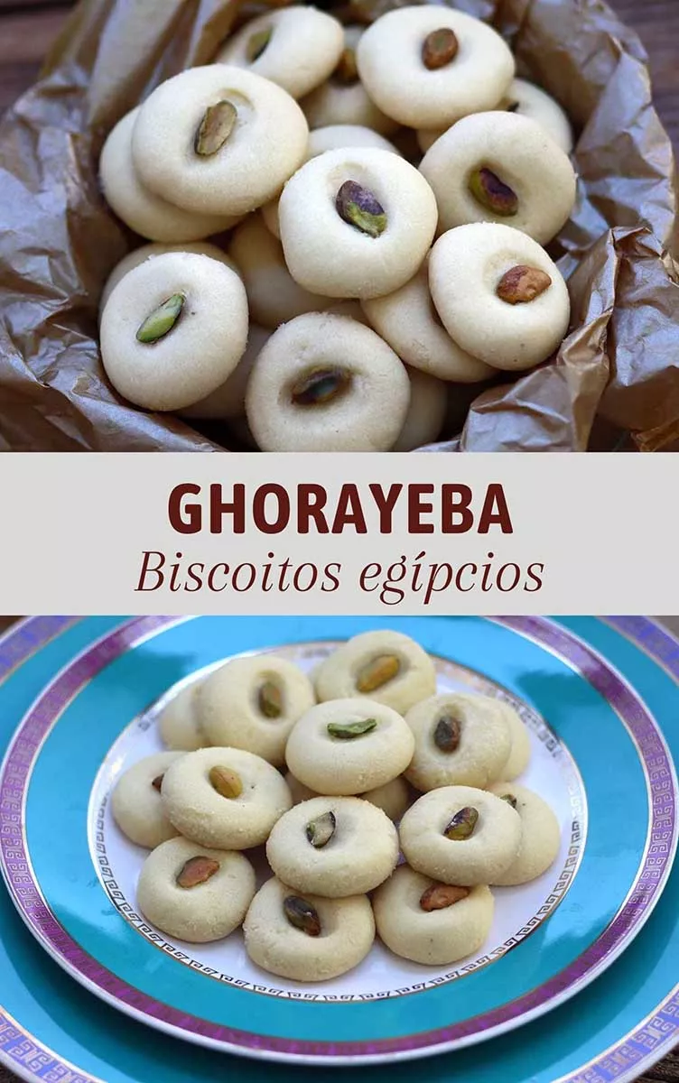 Receita de biscoitos feitos com ghee GHORAYEBA
