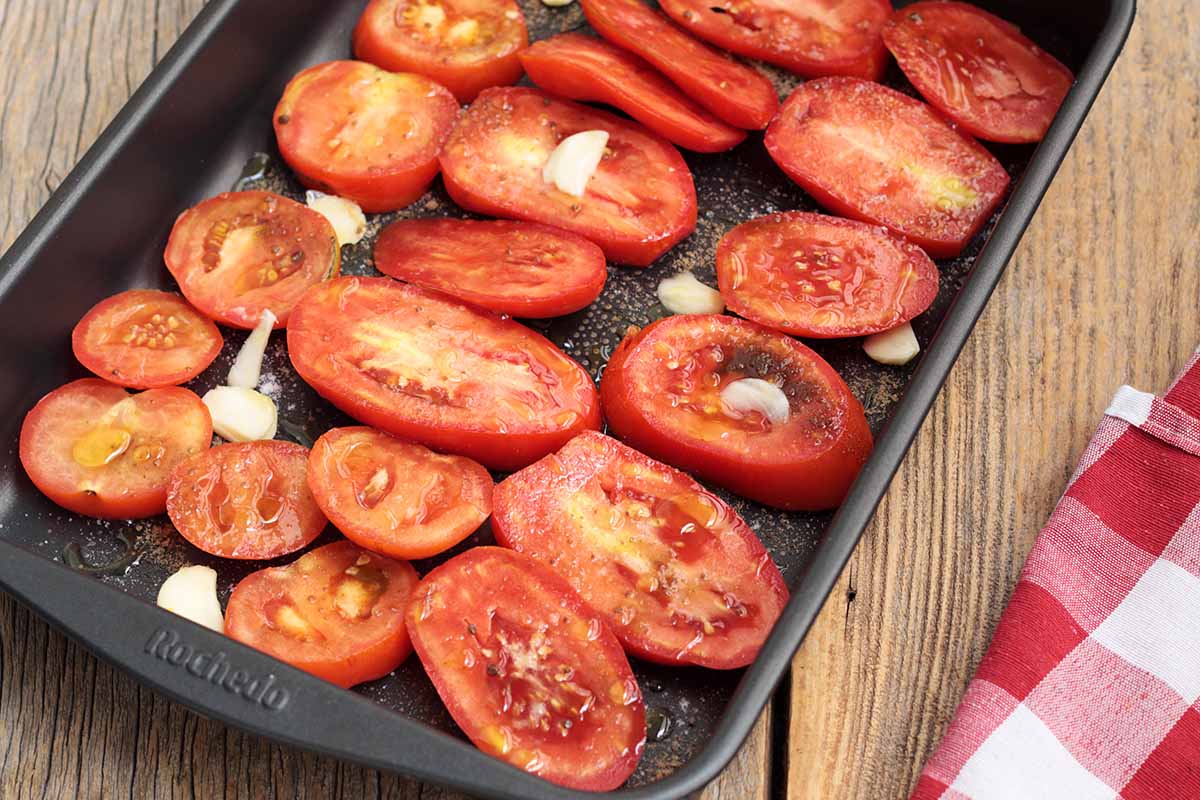 como fazer tomates assados